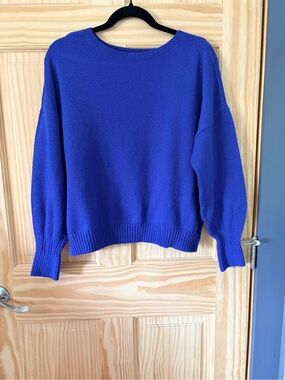 Sonoma Women's Scoopneck Sweater in Cobalt Blue